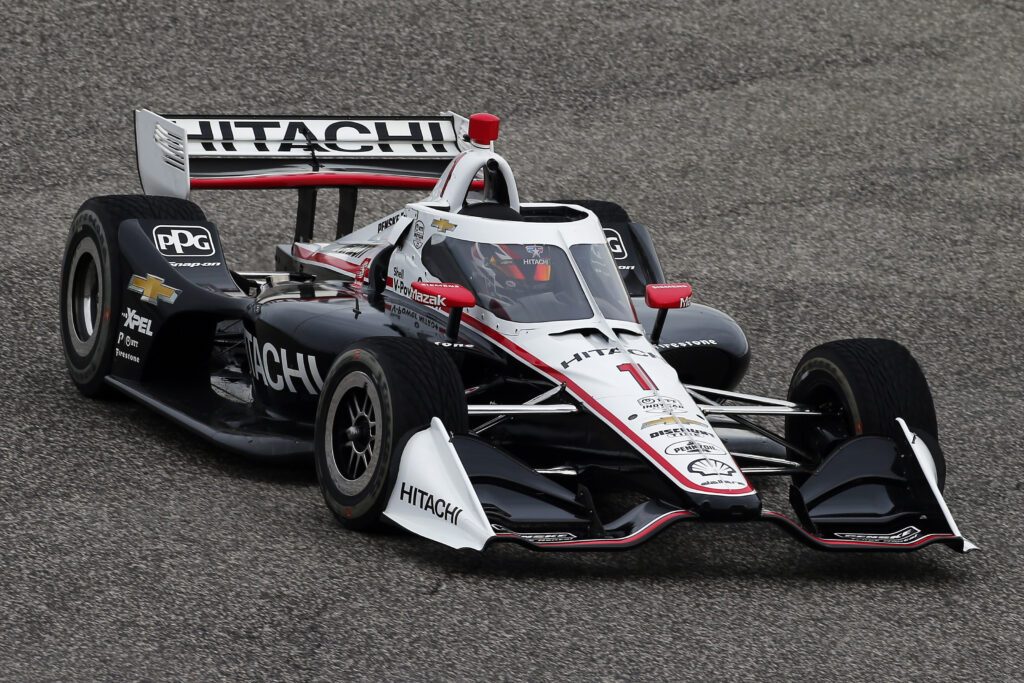 AUSTIN, TEXAS - FEBRUARY 12: Josef Newgarden, driver of the #1 Team Penske Chevrolet,drives during NTT Indycar Series testing at Circuit of The Americas on February 12, 2020 in Austin, Texas. (Photo by Jonathan Ferrey/Getty Images)